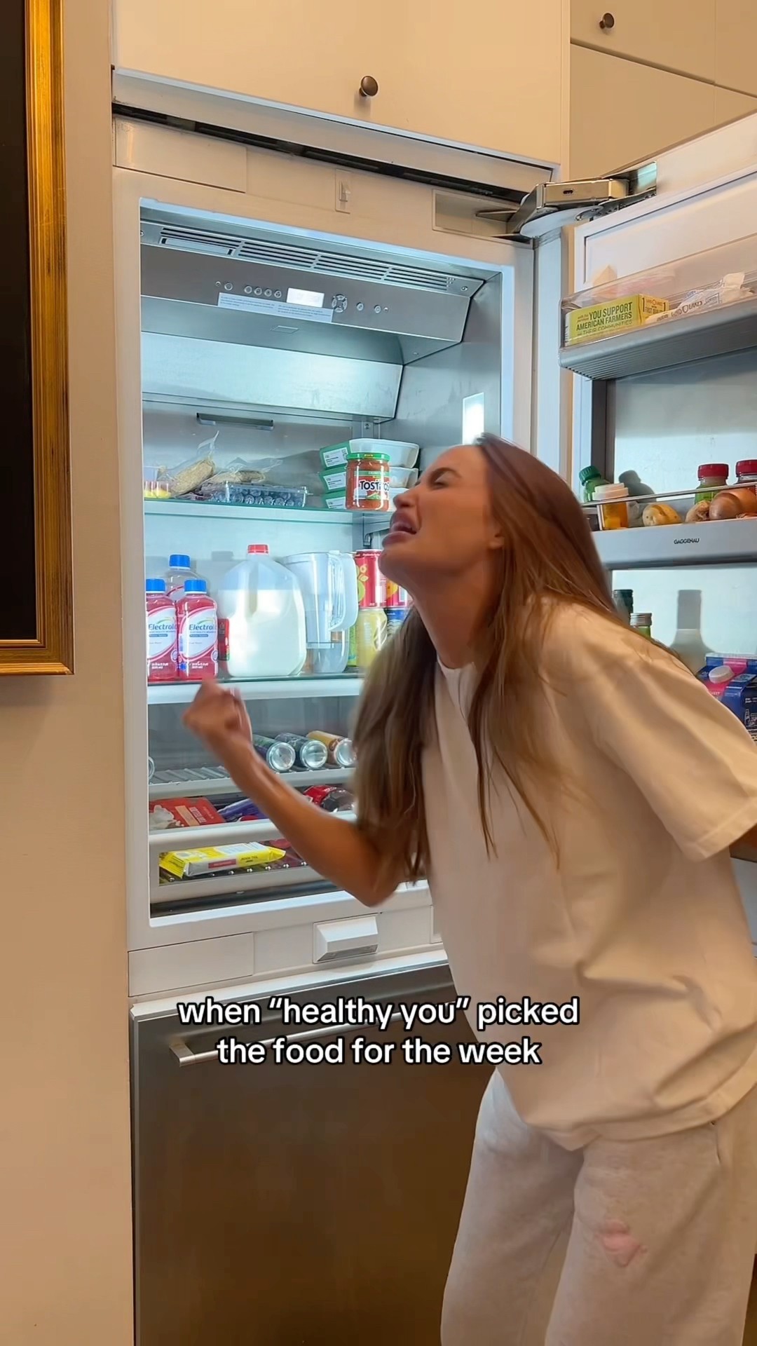 I hate healthy food but I love the drinks hahaha