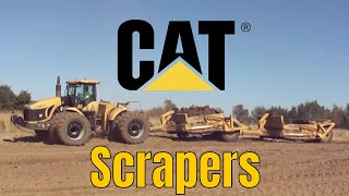 CAT Challenger Scrapers &amp; CAT D6T Dozer
