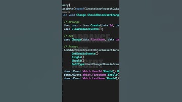Use The Arrange - Act - Assert Pattern For Better Unit Tests #shorts