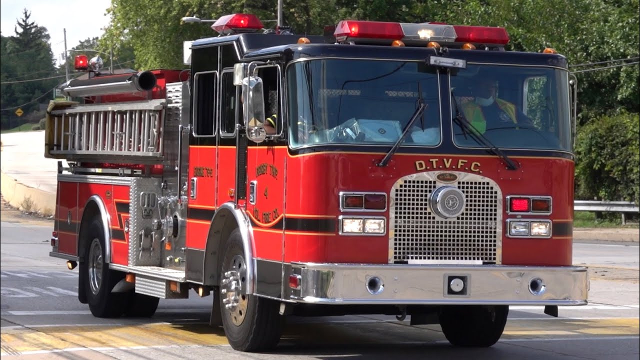 Darby Township Fire Company Engine 76-2 Responding - YouTube