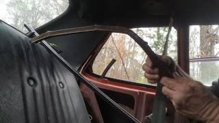 1973 1974 NOVA Quarter Glass Run Channel Installation