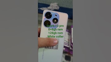 Tecno spark 10 pro 8gb ram 128gb rom Pearl White #brand #device #tecno #4gbram64gbrom #mobile