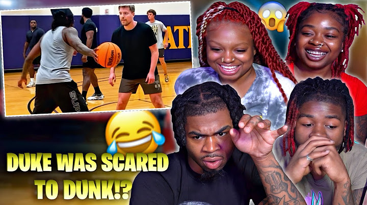DUKE DENNIS AND AMP VS MR BEAST 5V5 BASKETBALL | REACTION