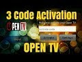 New 3 Code activation Open Tv iptv | اكواد حصرية