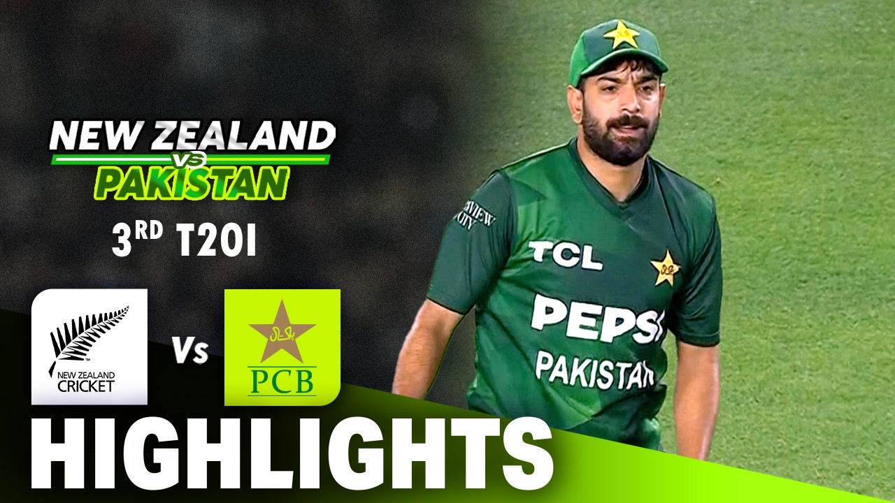 NZ Vs PAK 3rd T20I | Cricket Highlights | Pakistan Tour Of New Zealand ...