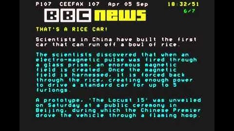 Pages From Ceefax