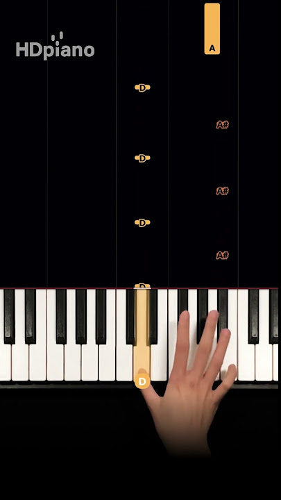 Impress on piano with 3 NOTES!! (Iconic riff) #pianotutorial #shorts