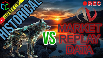 🔴Using Market Replay VS Historical Data | Day Trading Tips | Ninja Trader 8 | ALGOBOX PRO Software
