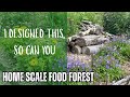 How I designed my backyard food forest (step by step)
