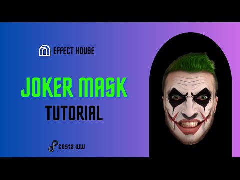 TIK TOK JOKER 3D MASK IN EFFECT HOUSE