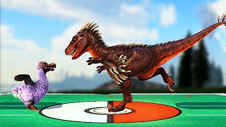 I Built A POKEMON Stadium in ARK to Battle Dinosaurs!