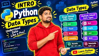 Python Data Types | Introduction | Part 1|class-7