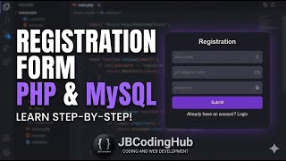 Registration Form Using PHP and MySQL | Complete Beginner Tutorial