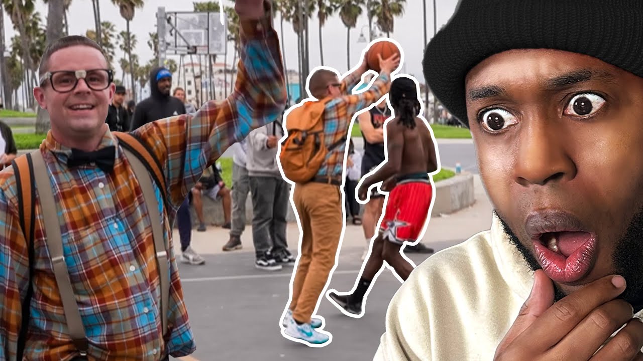 Nerd EMBARRASSES Serious Hoopers in 2v2 Challenge