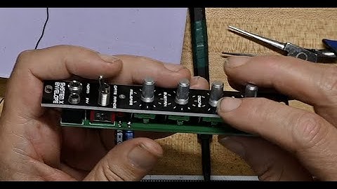 C.K. builds a System X envelope kit from Frequency Central eurorack