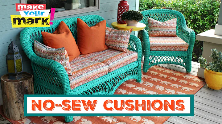 How to: No Sew Pillows And Cushions