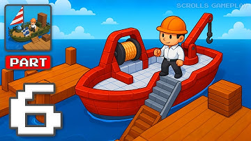 Ship Craft: Seaport Tycoon - Gameplay Walkthrough Part 6 - Sail Far Earn Big Rewards (iOS, Android)