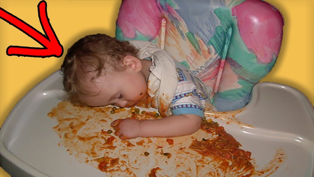 Kids Fall Asleep While Eating!! | CUTE and MESSY!! | HD Compilation ...
