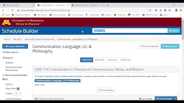 Schedule Builder Tutorial