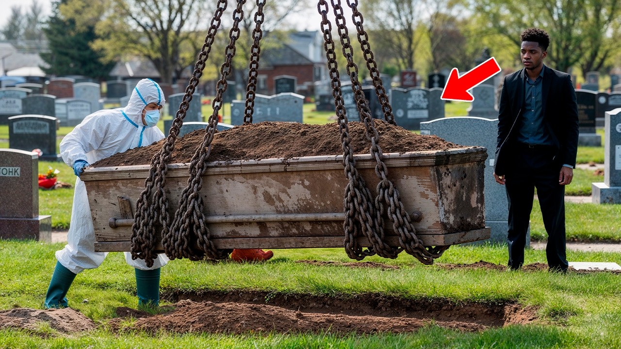 Outline Video He Insisted on Digging Up His Mother’s Grave When the Coffin Was Opened, the Police Were Shocked!