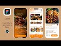 Food Delivery Modern App Ui Design for beginners||Creative Modern UIUX App Design in figma