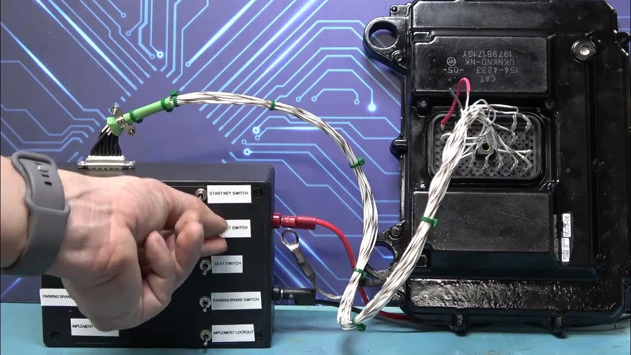 022223011 Caterpillar 1544233 ECM Interlock Controller Repaired with 3