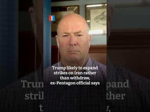 Trump likely to expand strikes on Iran rather than withdraw, ex-Pentagon official says