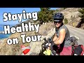 Top 5 Tips for Recovery & Staying Healthy while Cycle Touring