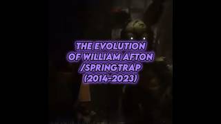 THE EVOLUTION OF WILLIAM AFTON / SPRINGTRAP IN FNAF (2014-2023) #shorts#fnaf#fnafedit#fyp#evolution