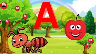 ChaCho TV |Phonics Songs with Two words - A For Ant | ABC Alphabet Songs with Sounds for children