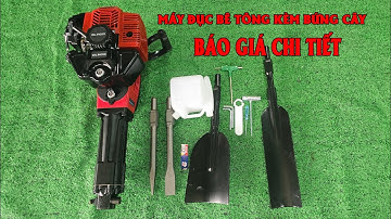 Máy bứng cây mini - Máy đục bê tông chạy xăng