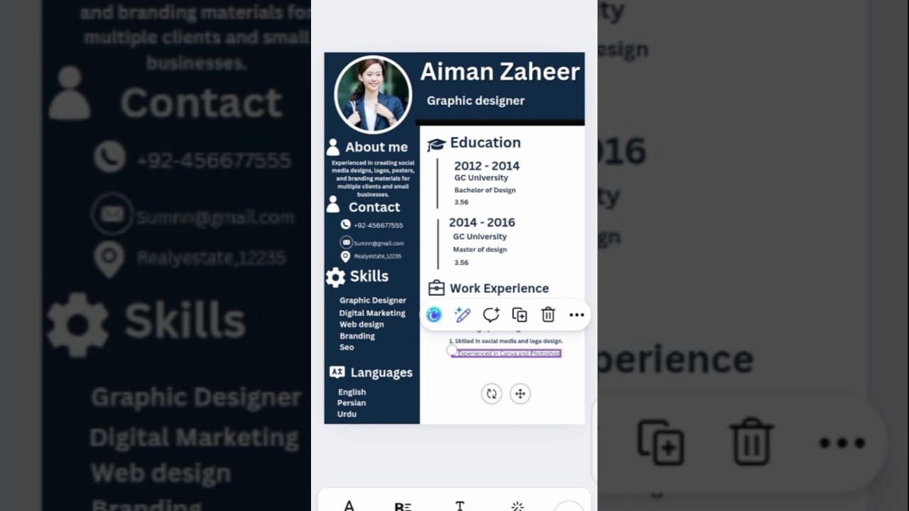 Simple & Clean CV Design | Professional Resume Layout in Seconds