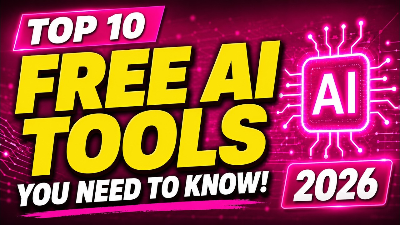 Top 10 Best FREE AI TOOLS You NEED to Know! (2026)