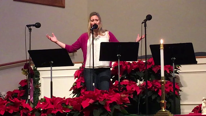Julie Bray singing You're Here (Christmas) at Brew...