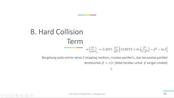 Charged Particle Interaction in Matter