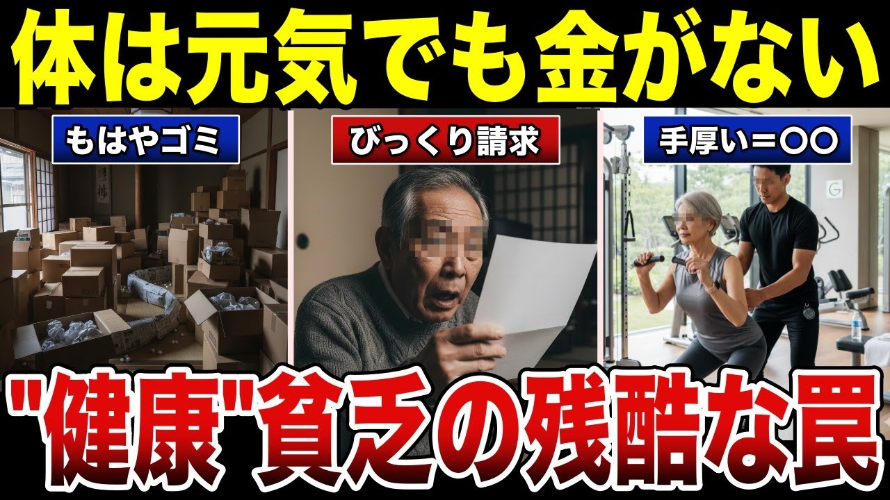【健康投資の誤算】長生きなんてするもんじゃない...サプリとジムに数百万かけ貯金が尽きた