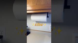 We love a good space saver! Find this paper towel holder on my storefront!! #amazonfinds #gadgets
