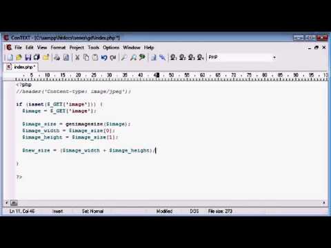 Beginner PHP Tutorial   169   Scaling Down Images to Thumbnails Part 2 flv