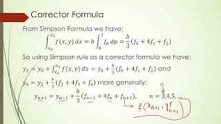 Milne Simpson multistep method by using calculator and MATLAB