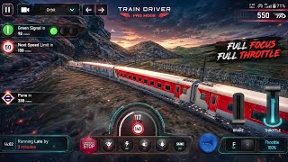 🚄 Mountain Route Mein Superfast Train Race!⚡ Non-Stop Express Train Journey | Train Driver Pro Mode