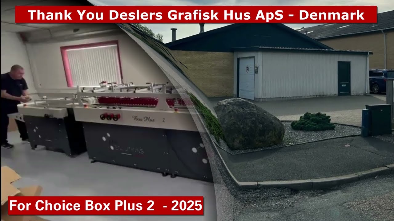 Congrats to Deslers Grafisk Hus ApS for adding our Box Plus 2 folder gluer! 🇩🇰📦 