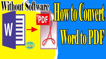How to Save a Word document As PDF (MS Word 2007, DOC to PDF) 2022