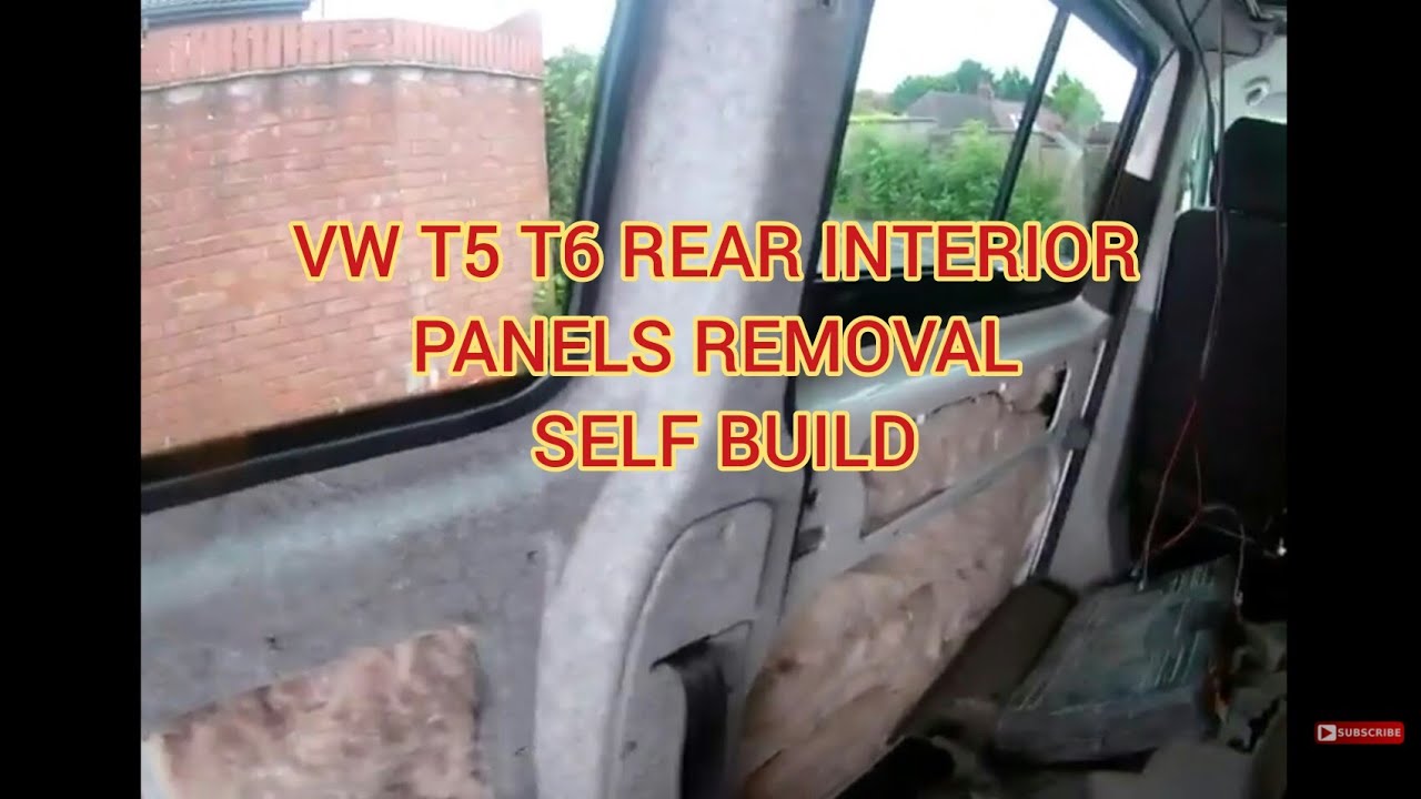 vw t5 sliding door panel removal