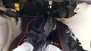 Saab 9-3 NG Convertible Heater Blower Test