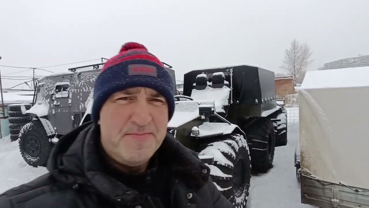 Обзор с производства декабрь 2025! Обкатка вездехода!