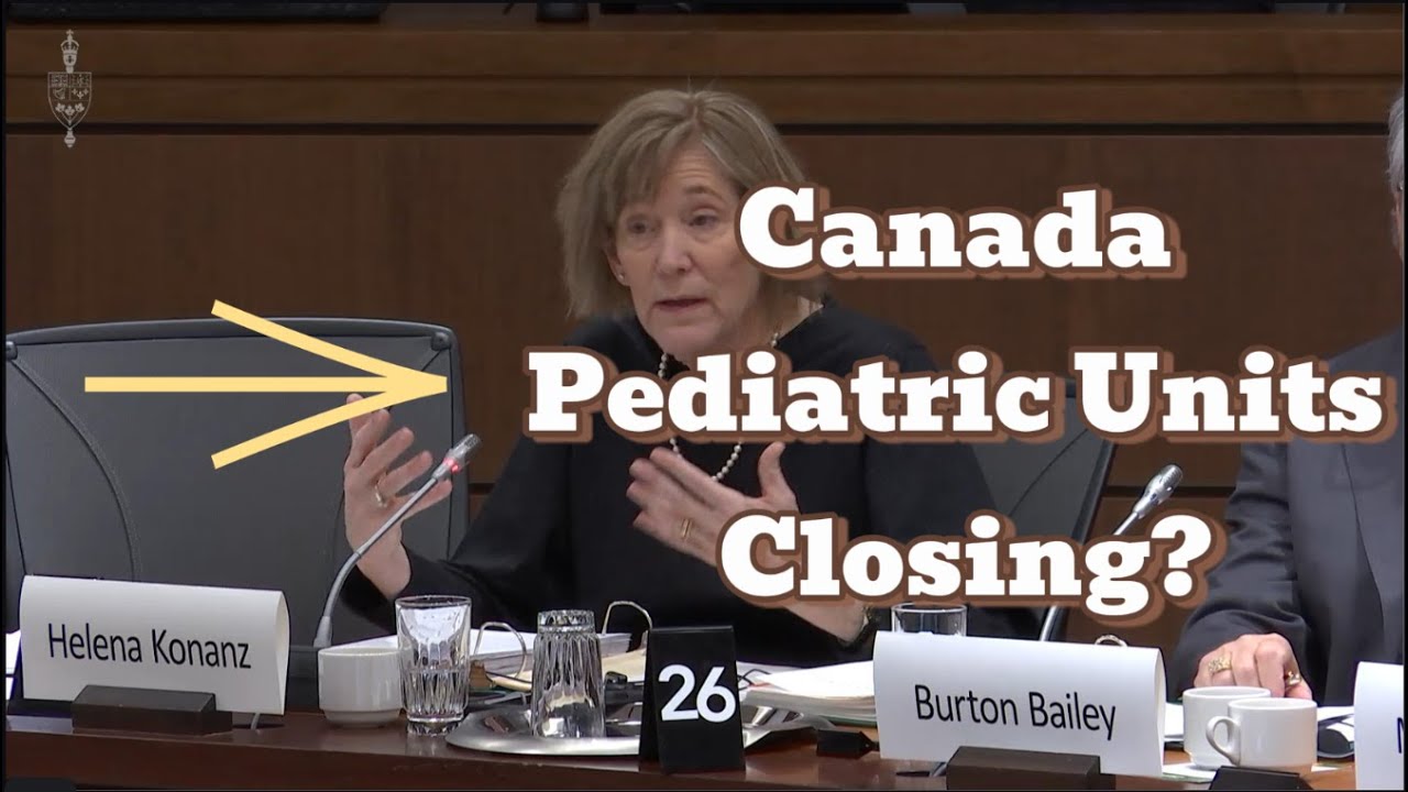 Pediatric Units at Risk of Closing in Canada, Health Committee Warns
