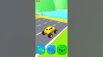 shape-shifting funny race gameplay new hyper casual #racing #games #gameplay #shapeshifting