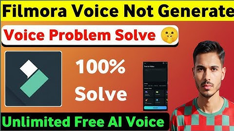 Filmora voice generate problem solve l filmora taxt to voice genarate problem solution text to voice