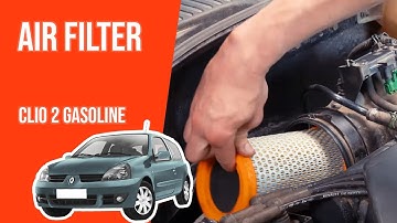 How to replace the air filter CLIO 2 1.2i 💨