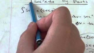 integral sec^3(x) dx -- Integration by Parts